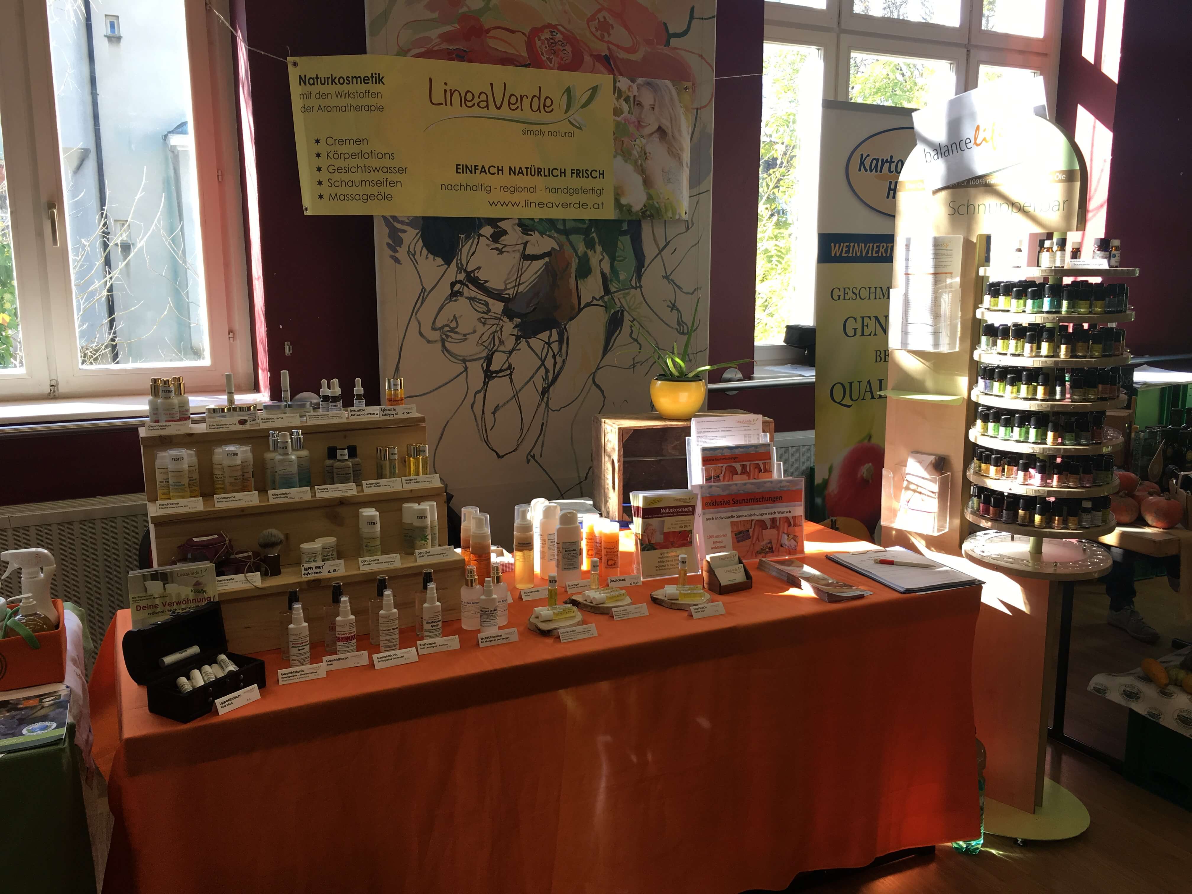 LineaVerde Stand auf der Bio-Regio Baden