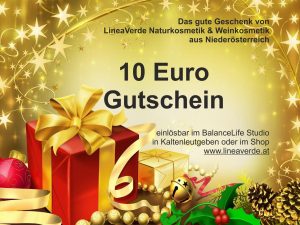 LineaVerde Weihnachts Gutschein 10 Euro